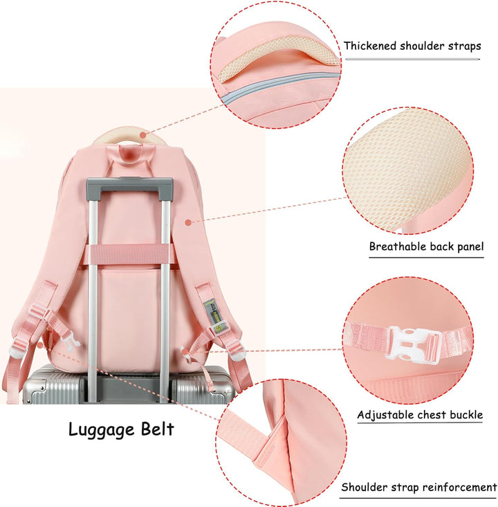 IBALULU Schulrucksack Teenager Schulranzen Schulrucksack Mädchen Jungen Schultasche Wasserdicht Ruck