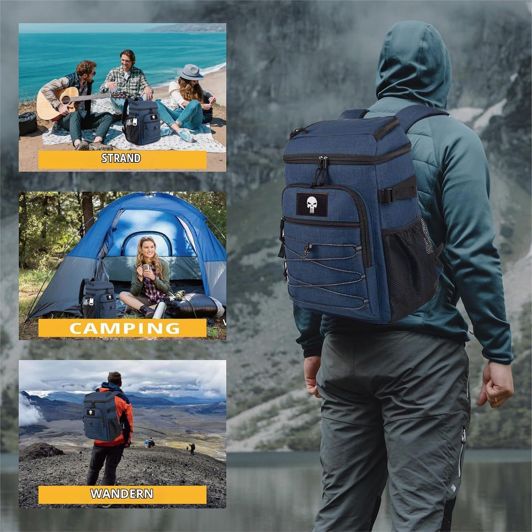 Taktischer Kühlrucksack – 25L Isolierter Rucksack, Auslaufsicher &amp; Robust – Grosser Lunch-Rucksack,