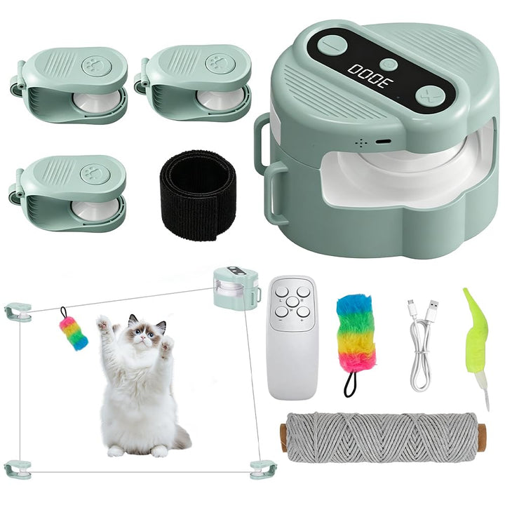 Interaktives Katzenspielzeug, Katzenspielzeug Elektrisch, Katzenlaufband, Automatisch/Ferngesteuerte