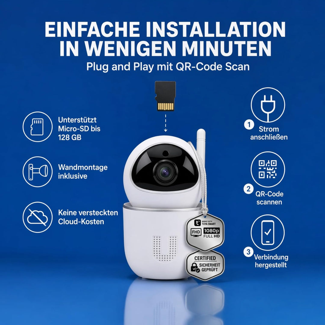 IOIO IC 400 OC YA innen IP Kamera Indoor Tuya kompatibel