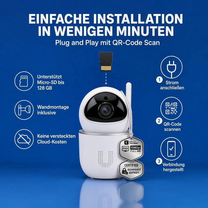 IOIO IC 400 OC YA innen IP Kamera Indoor Tuya kompatibel