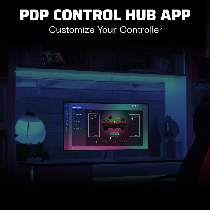 PDP Xbox REMATCH GLOW Wired controller - Space Dust, Space Dust
