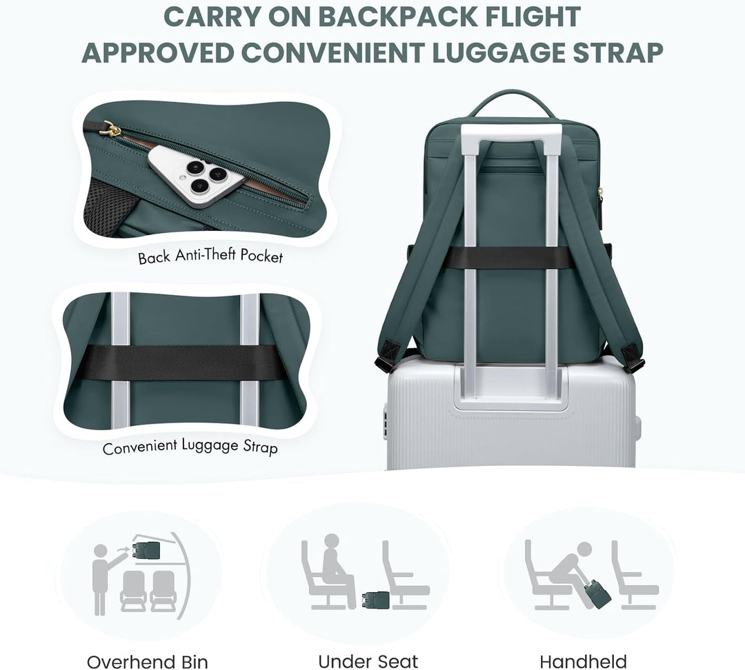 Laptop Rucksack, Rucksack Handgepäck 16 Zoll, Rucksack Damen und Herren, Taagesrucksäcke Wasserdicht