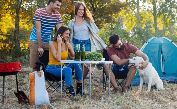 Klapptisch aus Aluminium, Campingtisch für Picknick, Camping, Grill, Outdoor, 60,2 x 45 cm