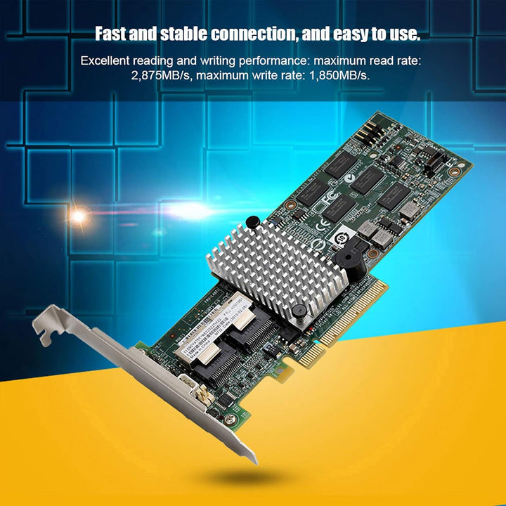 Sxhlseller Smart Array Card RAID Controller für IBM, M5015 Array Card Megaraid 9260‑8i SATA/SAS Cont