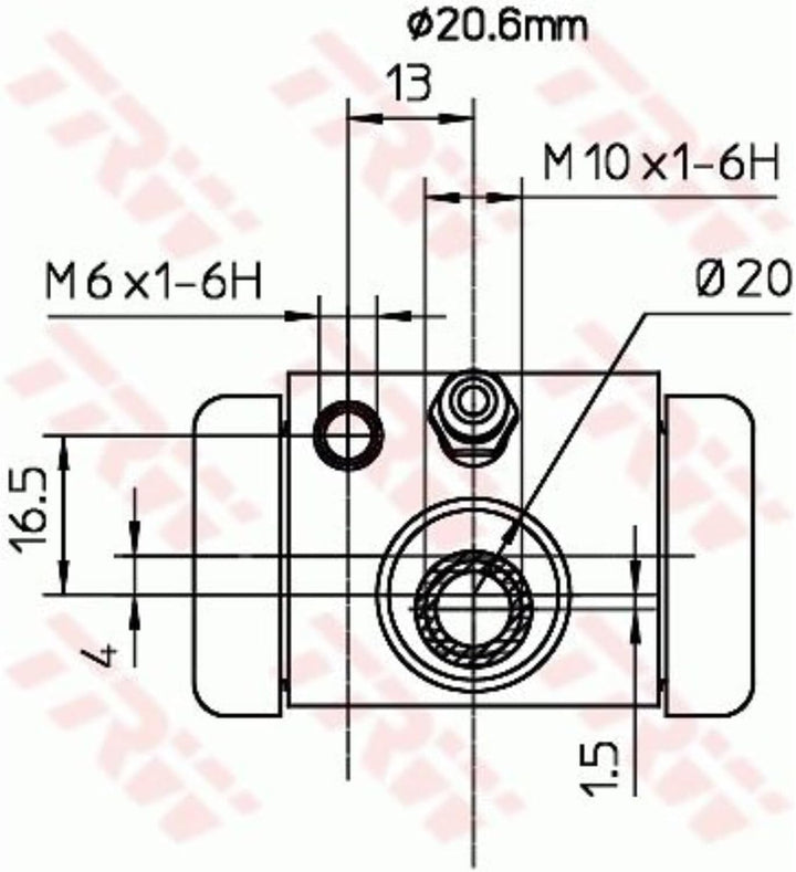 TRW GSK1228 Bremsbackensatz
