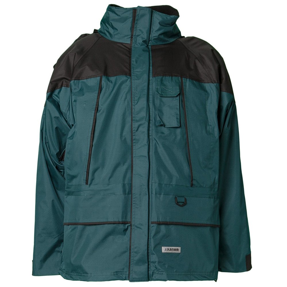 Planam 3131 Outdoor-Twister-Jacke - Optimale Sicherheit und Komfort - Farbe: Grün/Schwarz - Grösse: