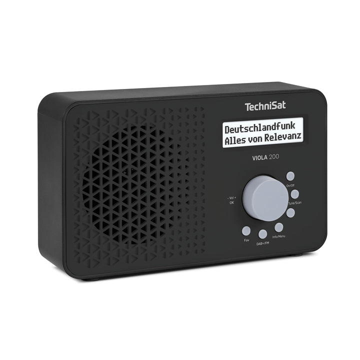 TechniSat Viola 200 - tragbares DAB+/UKW-Radio (mit LCD-Display, Teleskopantenne, Favoritenspeicher,