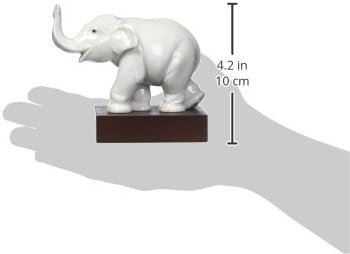 LLADRÓ Figur Glückselefant. Elefant. Porzellan.