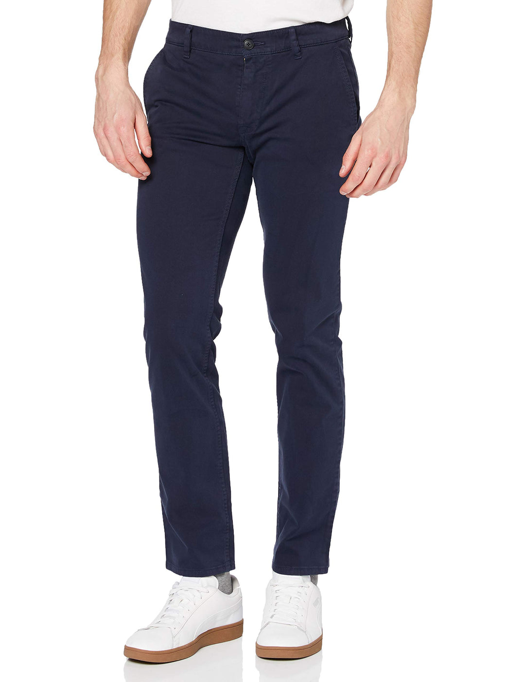 BOSS Herren Schino-Slim D Slim-Fit Casual-Chino aus angerauter Stretch-Baumwolle