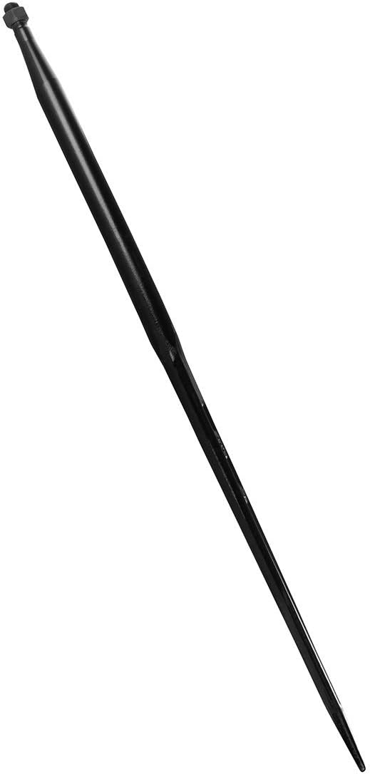 Frontladerzinken | 800 mm | M22 Gewinde | 3 Stück | Grossballenzinken | Zinken | Frontladerspiess |