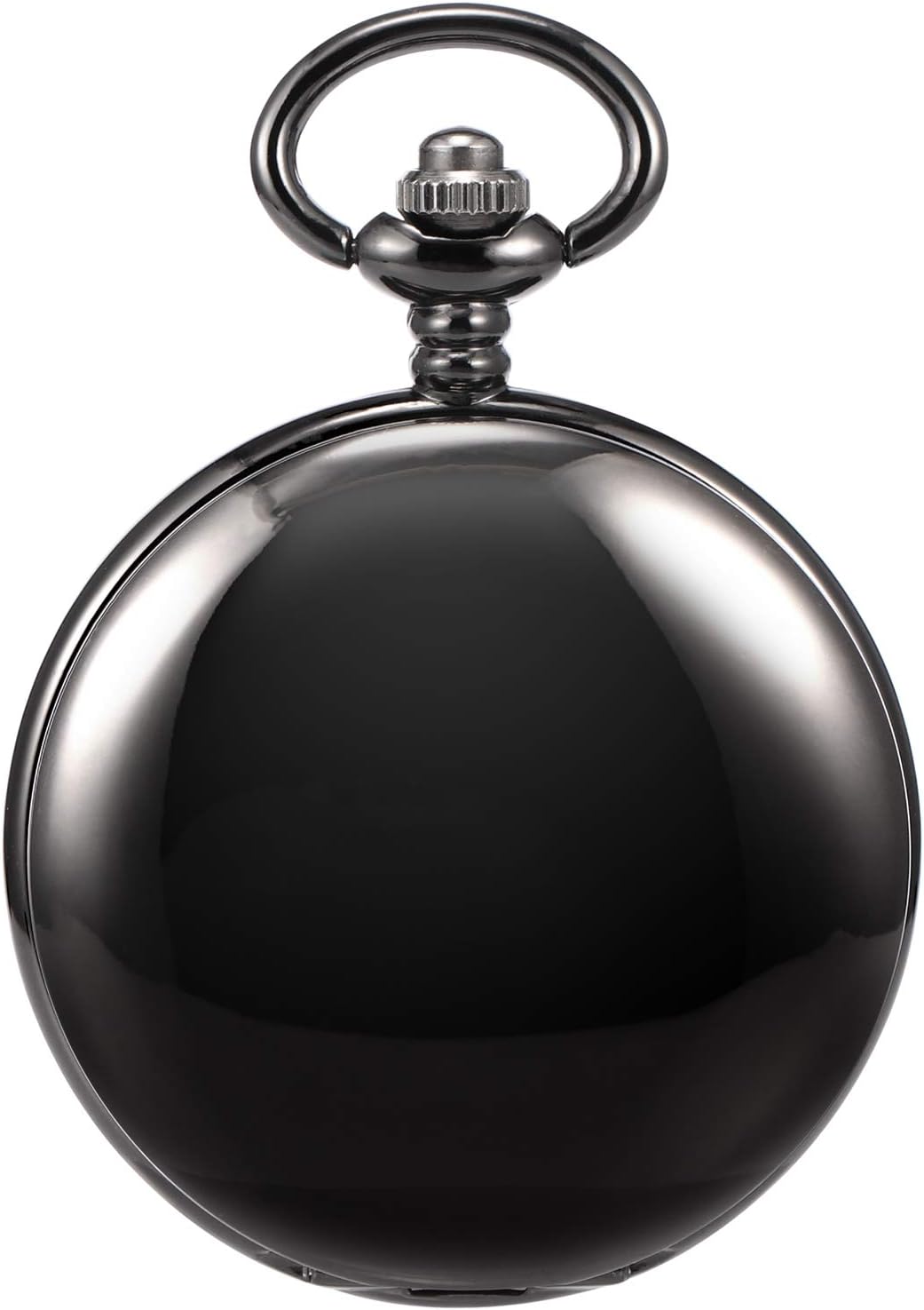TREEWETO Antike Drache Mechanische Skelett-Taschenuhr mit Kette 5. Bronzebraun, 5. Bronzebraun