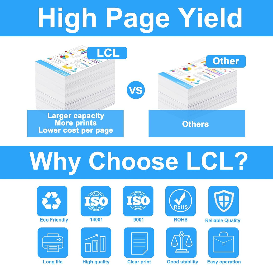 LCL TK5440 Toner kompatibel für TK-5430 TK-5440 TK-5440K TK-5440C TK-5440M TK-5440Y TK-5430K TK-5430