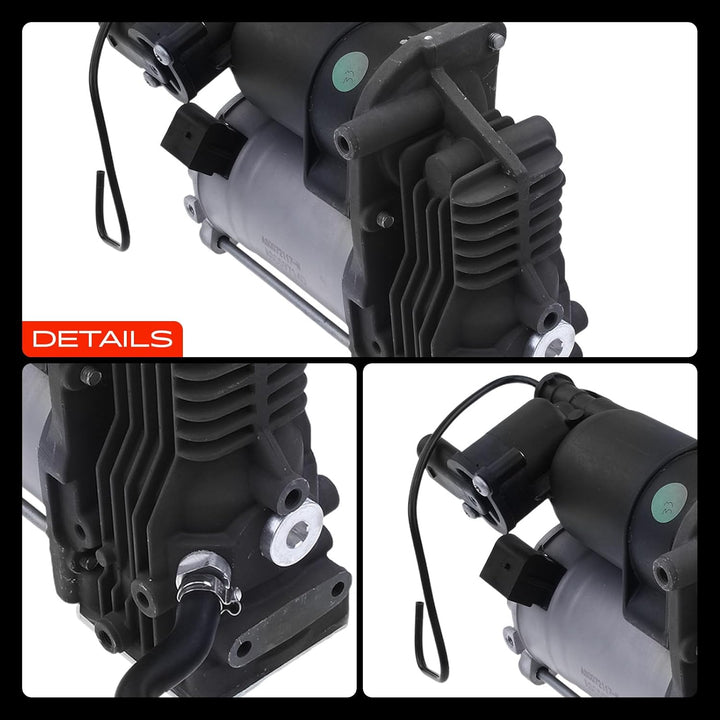 Frankberg Luftfederung Kompressor mit Ventilblock Kompatibel mit X5 E70 3.0L-4.4L 2006-2013 X6 E71 E