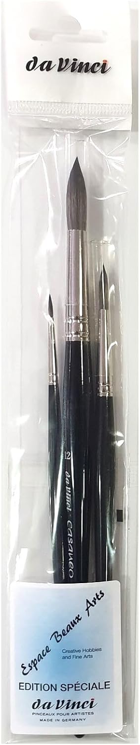 da Vinci casaneo Serie 5598 Französischer Aquarellpinsel No. 2 6 .12 .Made in Germany