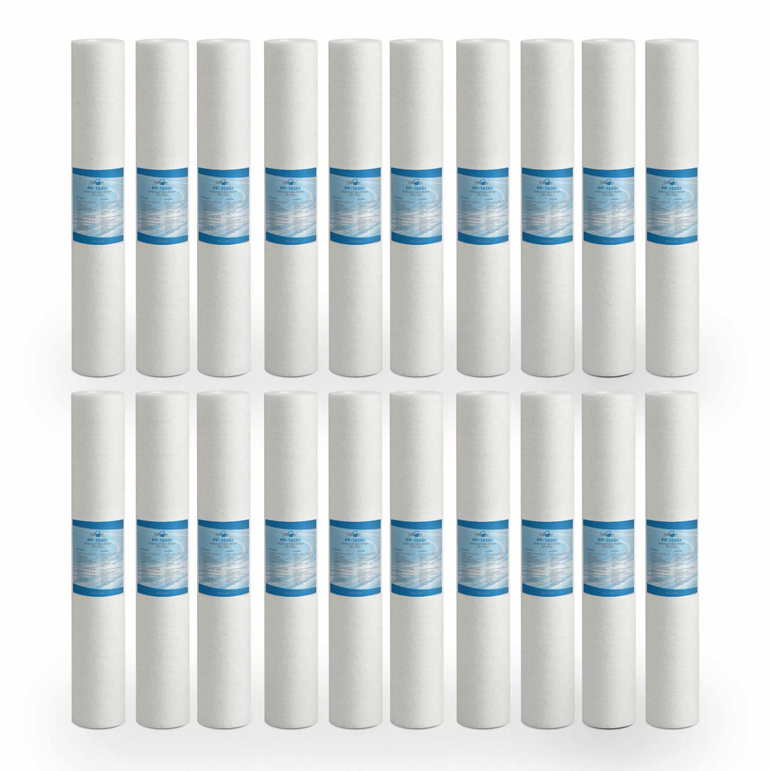 Bellerofonte Sedimentfilter Wasserfilter schmelzgeblasene 20 Zoll 10 Mikron in Polypropylen. Entfern