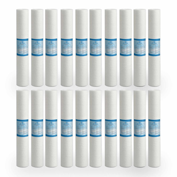 Bellerofonte Sedimentfilter Wasserfilter schmelzgeblasene 20 Zoll 10 Mikron in Polypropylen. Entfern