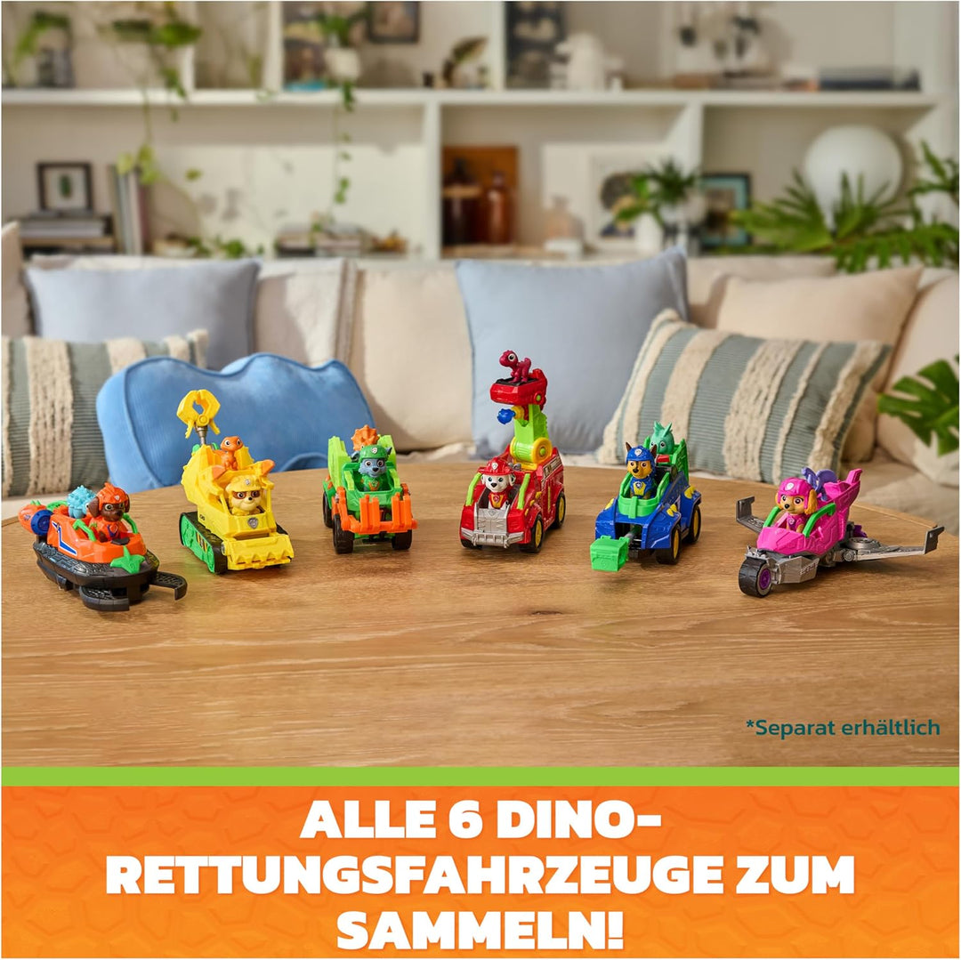 PAW PATROL: Der Dino Film, Skyes Dino-Rettungsjet, Fahrzeug im Kinofilm-Look inkl. Skye-Figur, Spiel