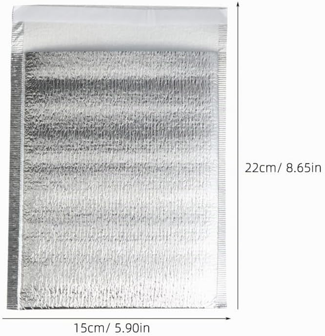 300 StüCk Isolationsbeutel Aus Aluminiumfolie Und Epe-Schaumstoff Tragbare WäRme- Und KäLteschutzbeu