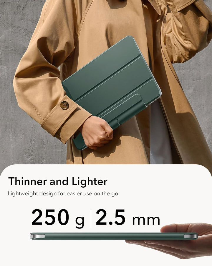 ESR für iPad Air 11 Zoll 2026 Hülle M4/M3/M2, iPad Air 5/4 Hülle (2025/2024/2022/2020) Starke Magnet