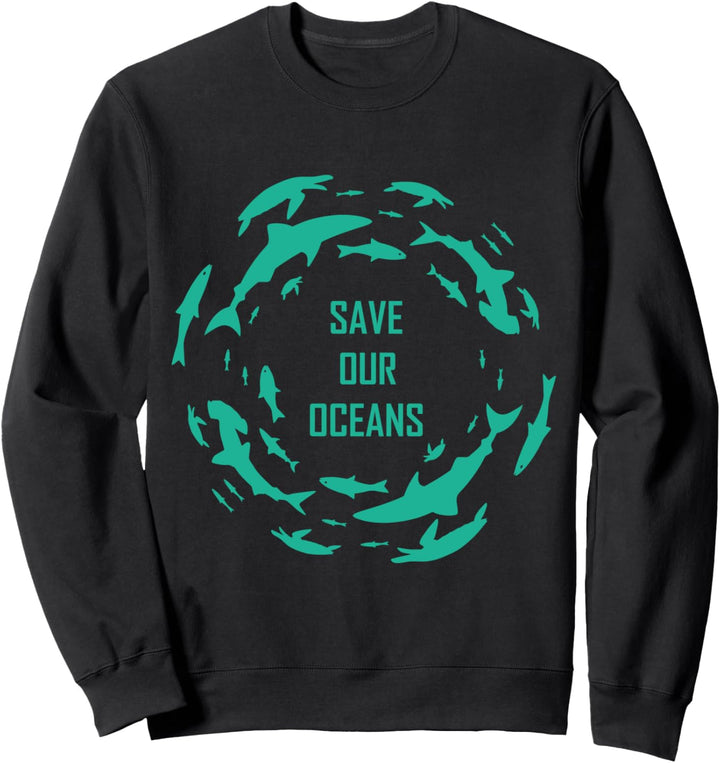 Hai Geschenk Umweltschutz für Taucher Sweatshirt