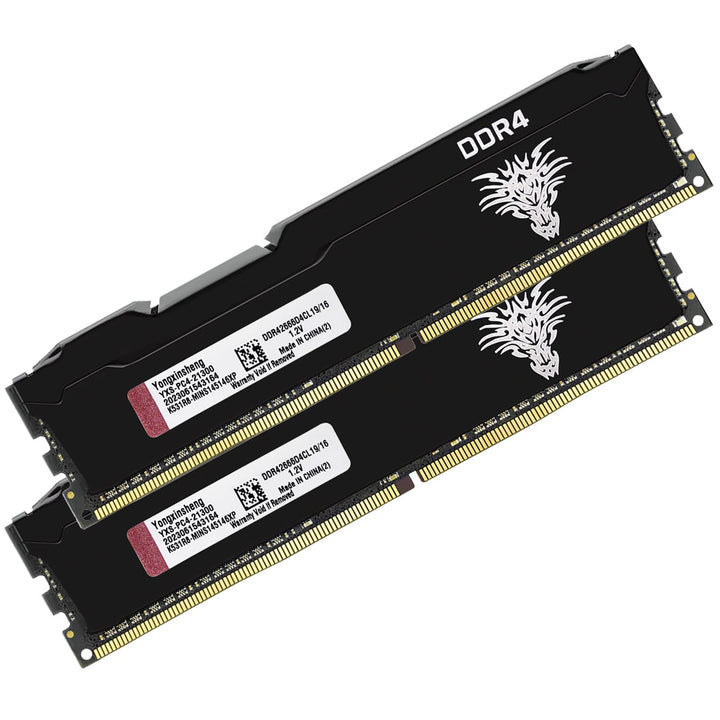 DDR4 2666MHz 32GB Kit (16GBx2) Desktop RAM PC4-21300 UDIMM Non-ECC Unbuffered 1.2V 288-Pin CL19 PC C