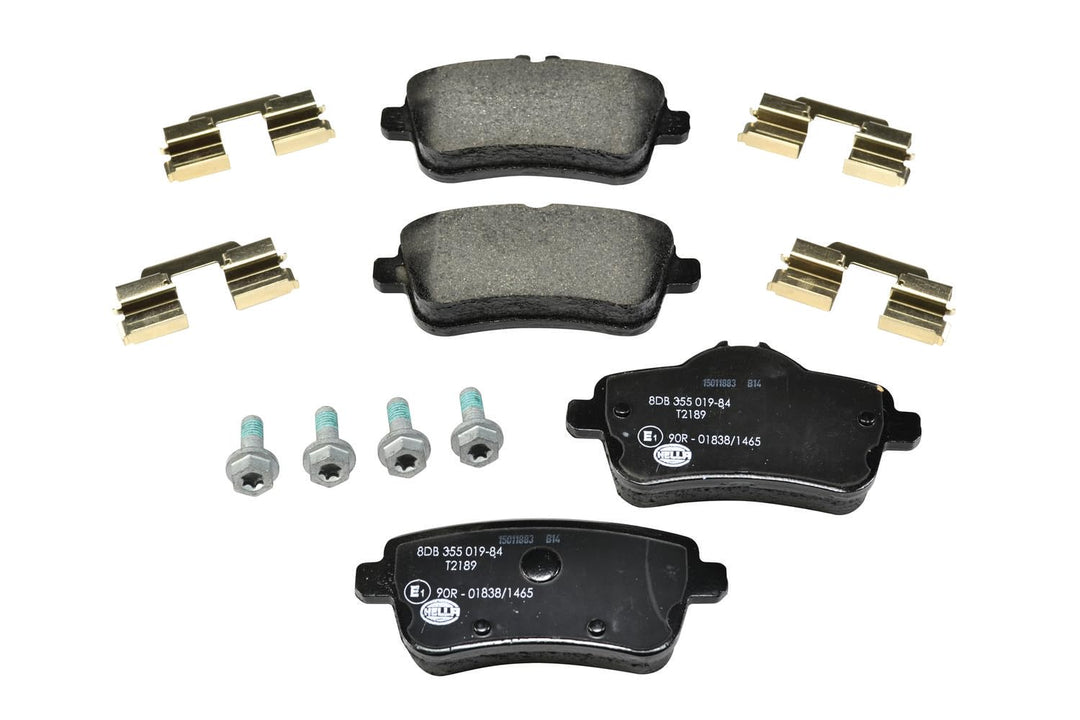 HELLA PAGID 8DB 355 019-841 Bremsbelagsatz - T2189 - Dicke/Stärke: 18.7mm - Bremssystem: TRW - für V