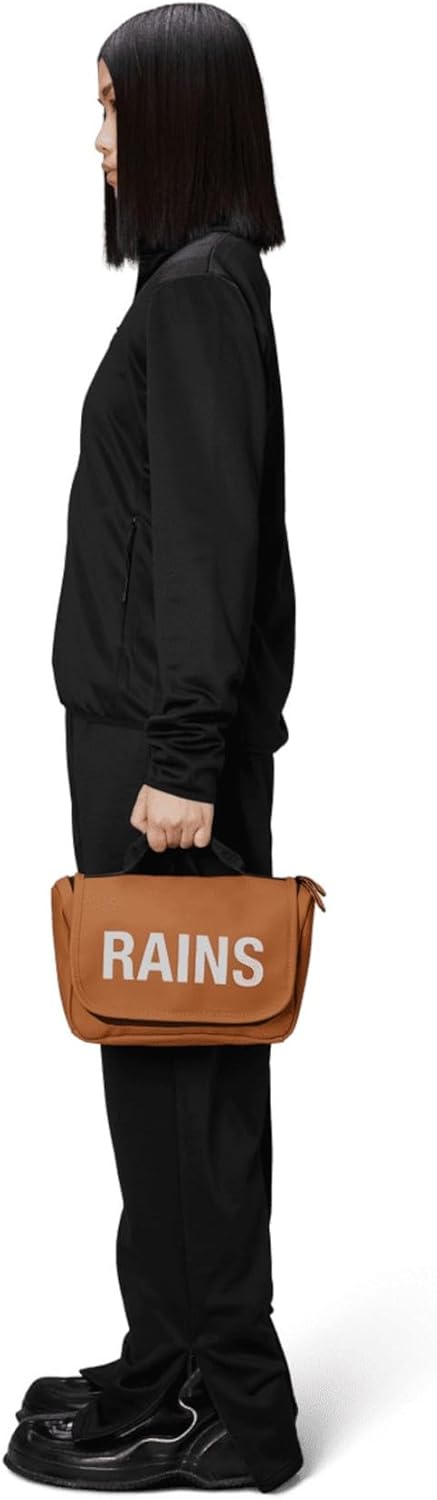 RAINS Beauty Texel Wash Bag, Rost, zeitgemäss, Rost