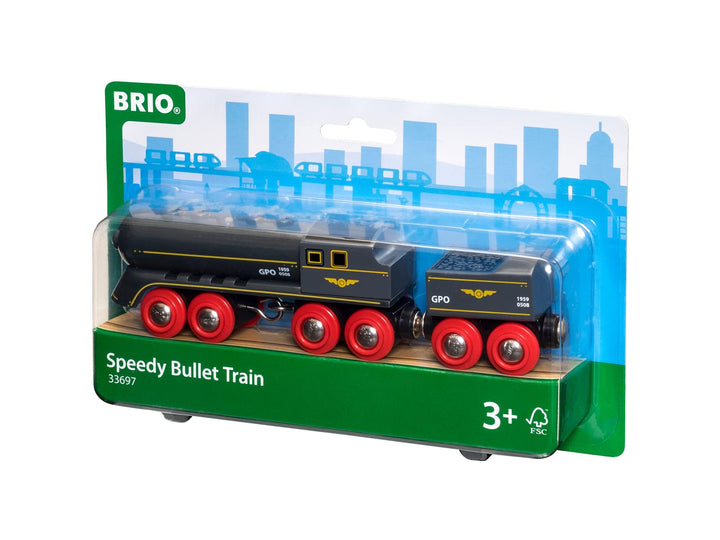 BRIO World - Schwarzer Kugelblitz mit Kohlentender
