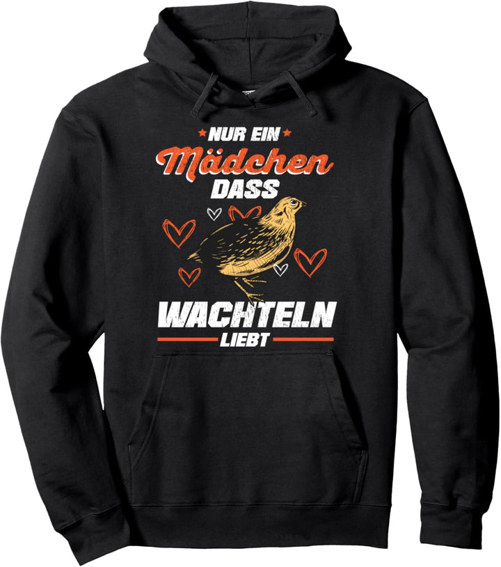 Wachtel Flüsterin - Nur ein Mädchen dass Ihre Wachteln Liebt Pullover Hoodie