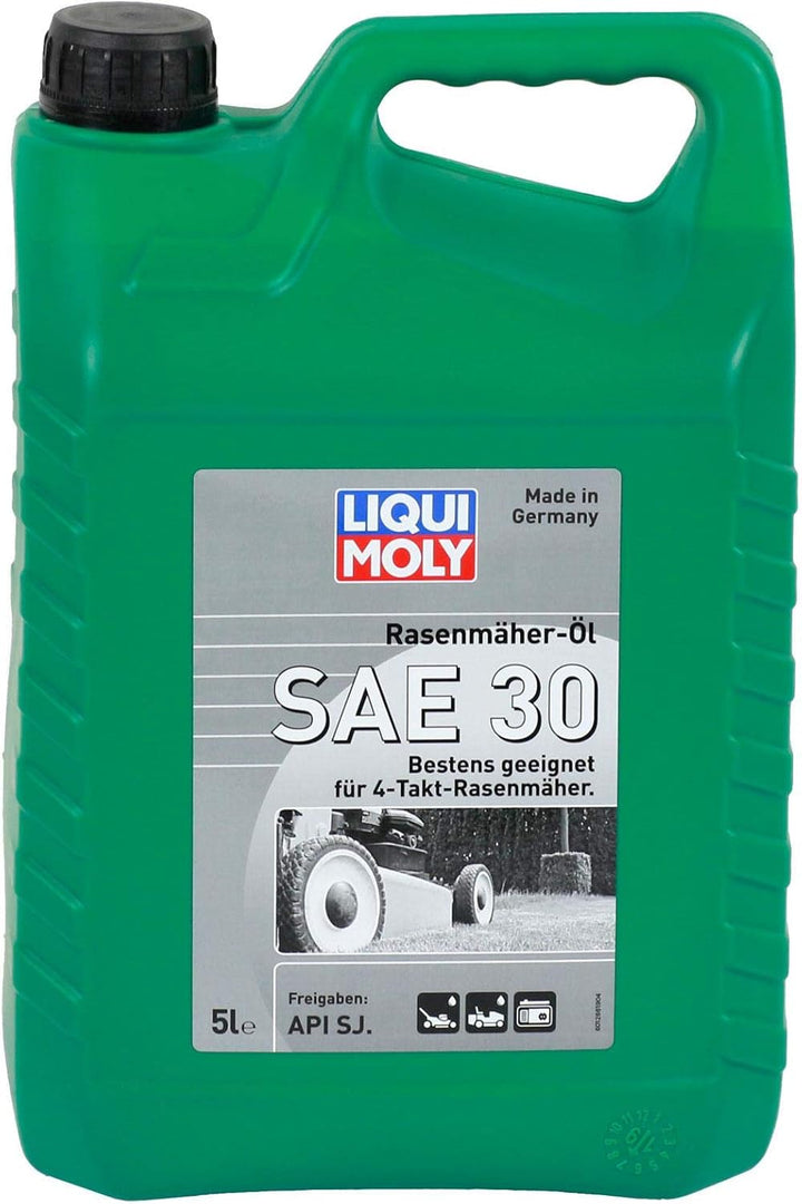 LIQUI MOLY Rasenmäher-Öl SAE 30 | 5 L | mineralisches Motoröl | Art.-Nr.: 1266 5 Liter, 5 Liter