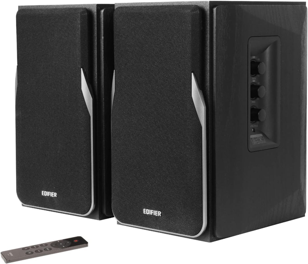 EDIFIER Studio R1380DB 2.0 Regallautsprecher-System (42 Watt) mit Bluetooth 5.1 (aptX). Infrarot-Fer