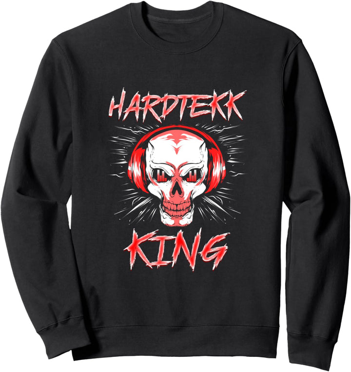 Hardtekk King Techno Rave Festival Sweatshirt