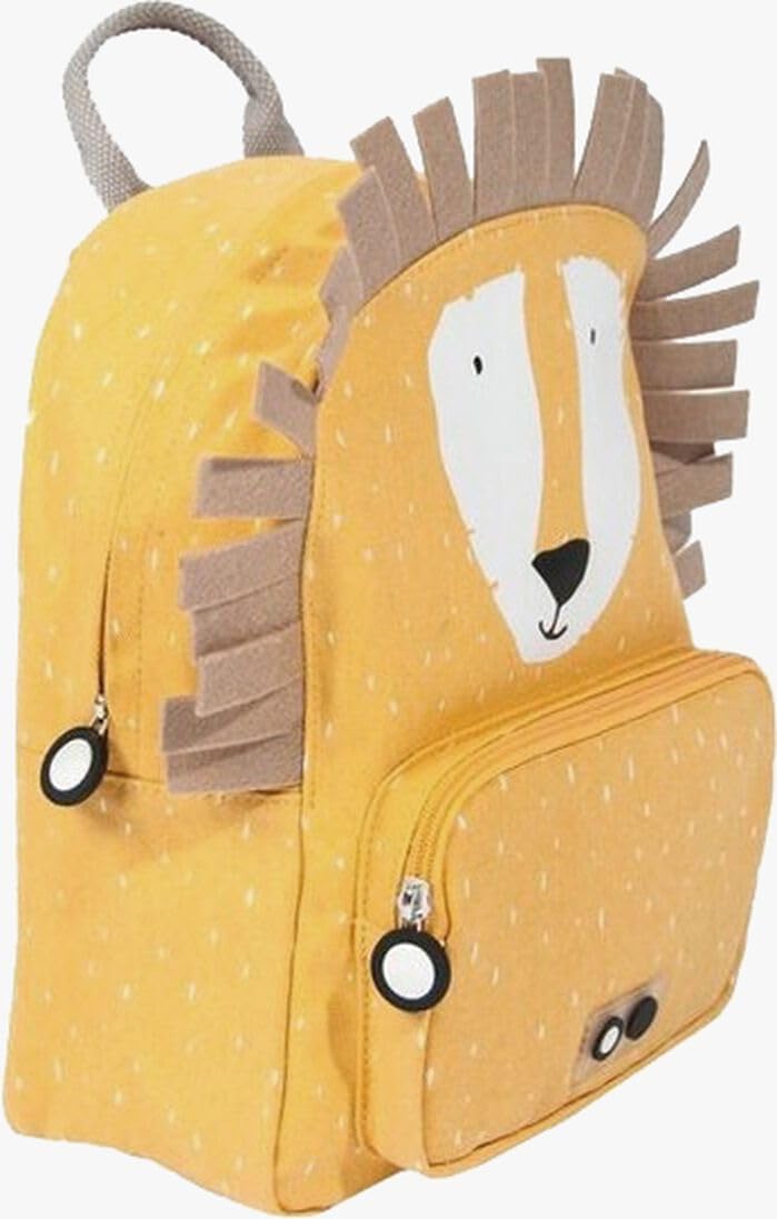 Trixie Rucksack - Rucksack für Kind - für Jungen und Mädchen - Kleiner Turnbeutel Dunkelgelb Mr Lion