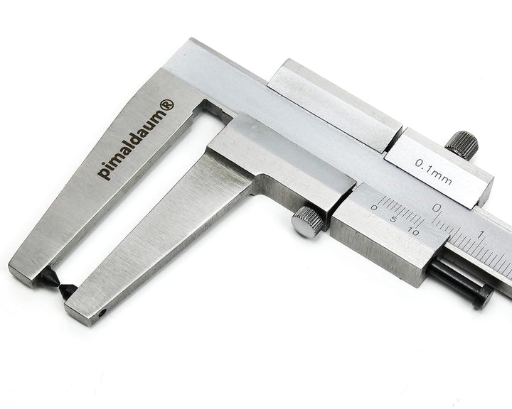 PIMALDAUM® Scheibenbremsen-Messschieber 0-60 mm Messgenauigkeit Nonius 0,05 mm, gem. nach DIN 862, E
