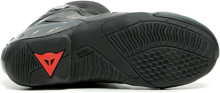 Dainese Axial Gore-Tex wasserdichte Motorradstiefel (Black/Gray,46) 46 EU Grau Schwarz, 46 EU Grau S