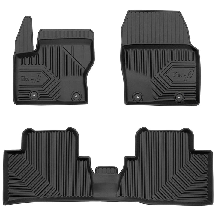SMK Gummimatten auto fussmatten Satz passend für Ford Grand C-Max 2010-2019 Erleben Sie einen neuen