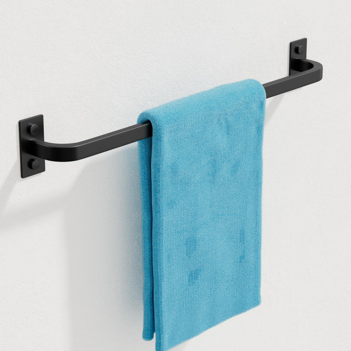 40cm SUS304 Edelstahl Handtuchhalter Schwarz, Wandmontage Handtuchständer, Handtuchstange Bad Handtu