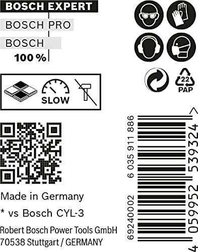 Bosch Professional 10x Expert CYL-9 MultiConstruction Bohrer (für Beton, Ø 6,00x100 mm, Zubehör Schl