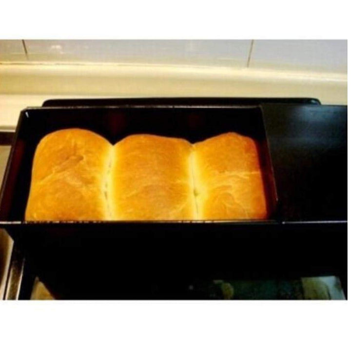 Schwarze Backform mit Deckel, für Kuchen, Toast, Brot, Antihaft-Toastbox, 750 g