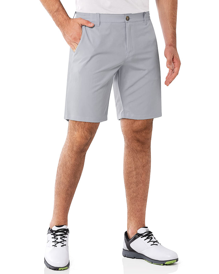 33,000ft Herren Golf Shorts UPF 50+ Stretch Shorts Leichte Schnelltrocknende 9" Bermuda Shorts Kurze