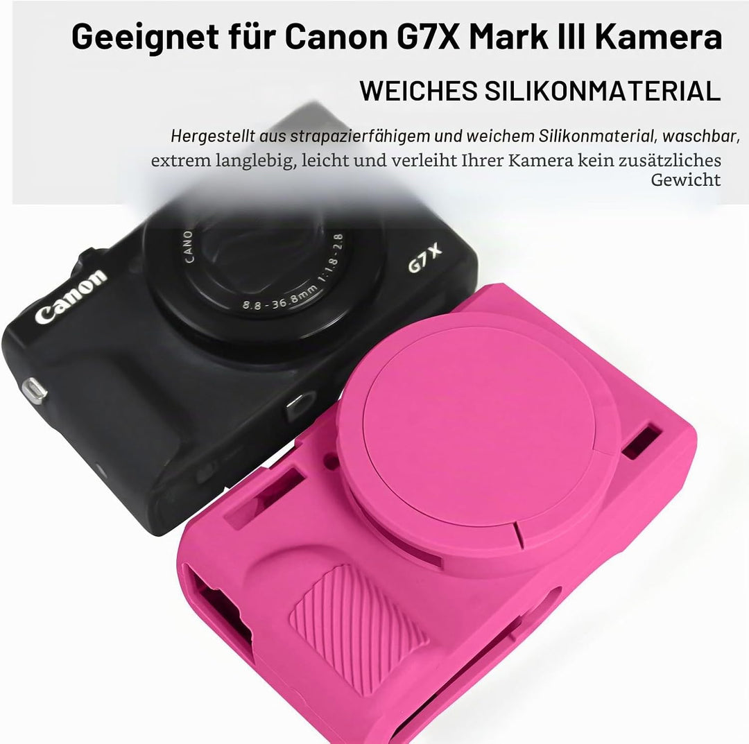 Easy Hood PowerShot G7 X III Kameratasche Silikon hülle für Canon Mark III Digitalkamera Taschen für