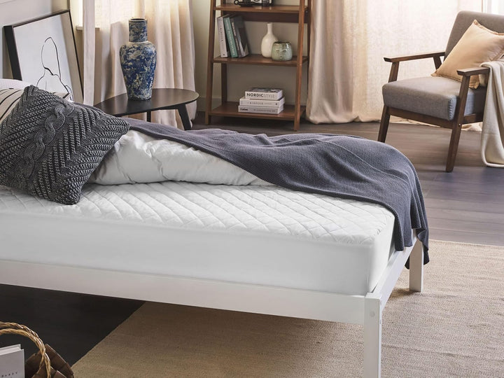 Matratzentopper mit Gummizug 90 x 200 cm Japara Baumwolle u. Mikrofaser Villuerca