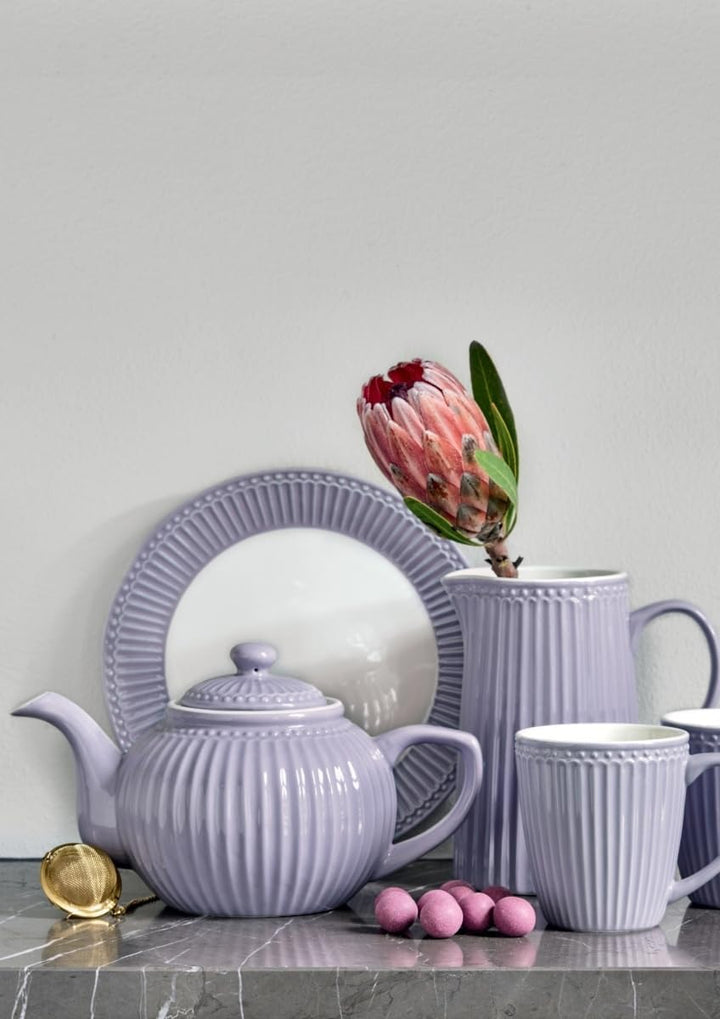 GreenGate - Teller, Frühstücksteller, Kuchenteller - Alice - Lavender - 23 cm