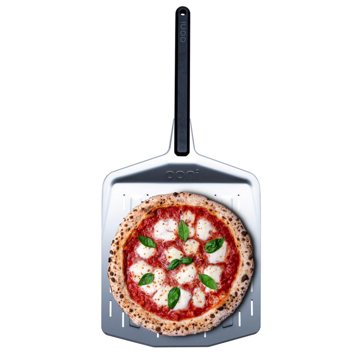Ooni perforierte Pizzaschaufel 35 cm – Aluminium-Pizzaschaufel – Pizzaheber – Pizzawender Zubehör fü