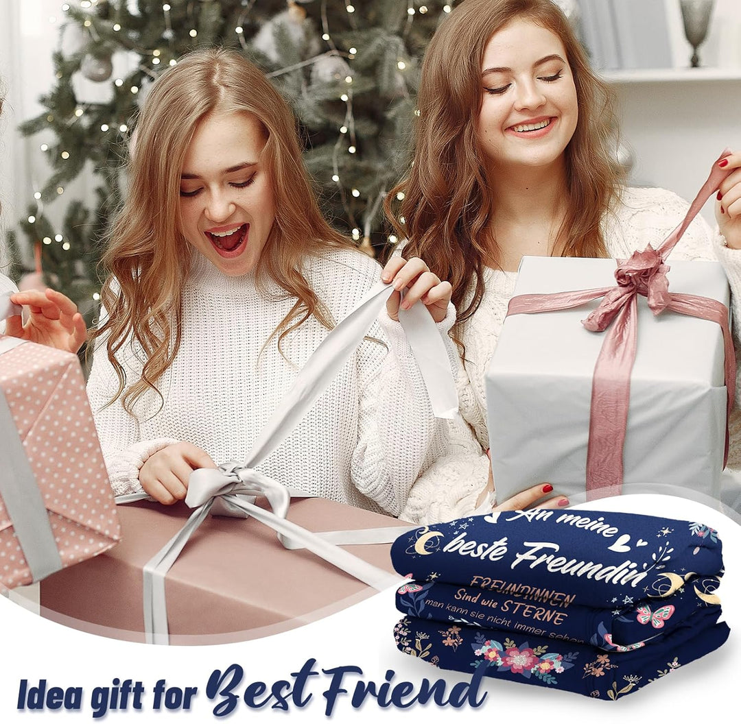 Beste Freundin Geschenke, Geschenke für Freundin Decke, Geburtstagsgeschenk für Beste Freundin, Best