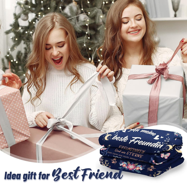 Beste Freundin Geschenke, Geschenke für Freundin Decke, Geburtstagsgeschenk für Beste Freundin, Best