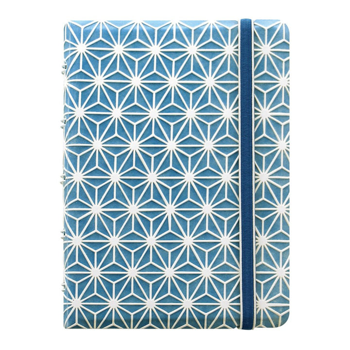 Filofax Impressions B115043U Nachfüllbares Notizbuch, Tasche, Blau und Weiss, 112 cremefarbene beweg