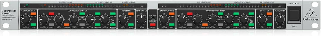 Behringer COMPOSER PRO-XL MDX2600 V2 2-Kanal-Expander/Gate/Kompressor/Peak-Limiter der Referenzklass