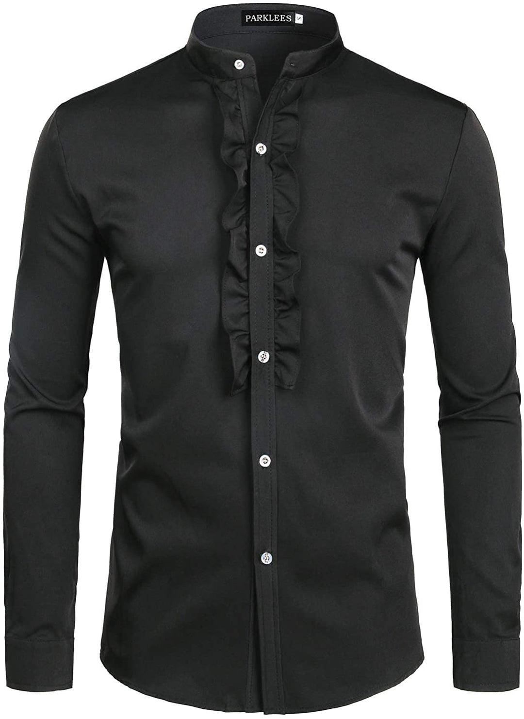 PARKLEES Herren-Smokinghemd, schmale Passform, langärmelig S Z69-black, S Z69-black